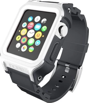 Apsauginis rėmelis Incipio Octane Strap Apple Watch 38mm, balta/juoda