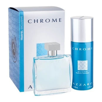 Rinkinys Azzaro Chrome: EDT vyrams 100 ml + dezodorantas 150 ml