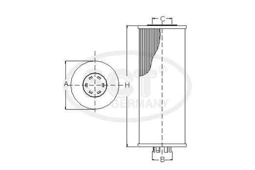 Alyvos filtras SCT - MANNOL SH4044P