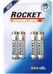 Rocket Alkaline HD AAA elementas, 4 vnt. kaina