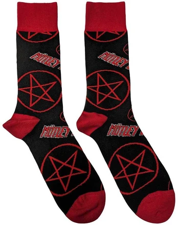 Rock Motley Crue Logos & Pentagrams Kojinės