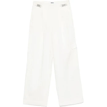 Kelnės moterims, Smėlio, Wthrd twill cargo w/