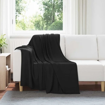 Mesti antklodės 6 pcs Juoda 170 x 130 cm Flysas