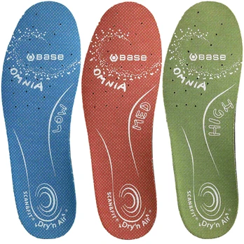 Vidpadžiai BASE SCAN&FIT OMNIA, pėdos kelties pasirinkimas