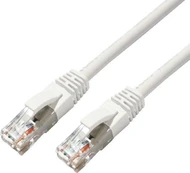 MicroConnect CAT6A UTP 0.25m Baltas LSZH kaina