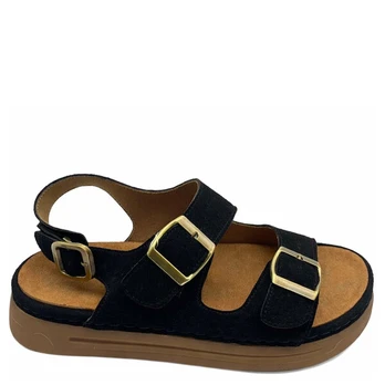 LA CONTE Basutės moterims, Juoda, Sandals