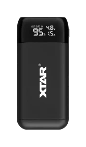Įkroviklis / maitinimo bankas 18650 baterijoms XTAR PB2S kaina
