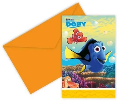 Globos Europe Bv Find Dory invitationer