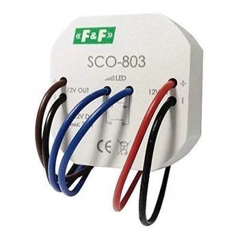 Šviesos reguliatorius led apšvietimui 12v einbaudimmer dimmer dimmer dimmer button sco-803 F&f 5137