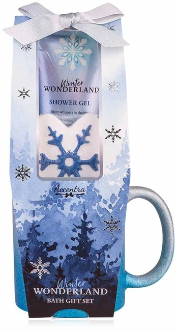 Accentra Bath set WINTER WONDERLAND in ceramic mug (ca. 300ml)