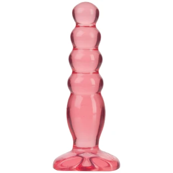 Doc Johnson Crystal Jellies Anal Plug 12 cm - Flexible Graduated Design