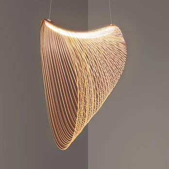 Luceplan Illan LED medinis pakabinamas šviestuvas Ø 100 cm