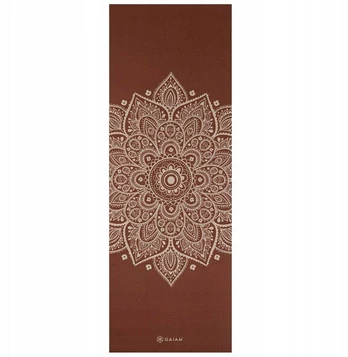 Gaiam GAIAM MATA DO JOGI INTENSE RUST SUNDIAL FLOWER 5MM 65733