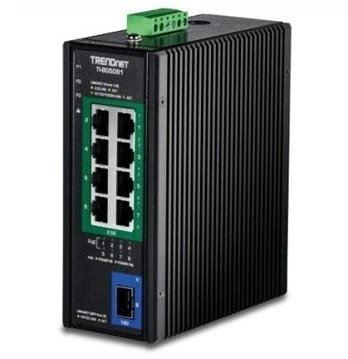 TRENDnet Industrial Switch 9-Port 2.5G PoE++ 1SFP+ DIN-Rail