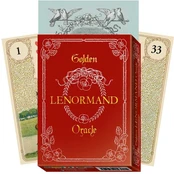 Golden Lenormand oracle kortos kaina