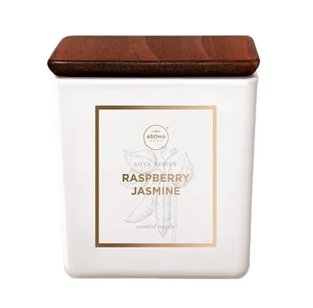 Aroma Home, Raspberry & Jasmine, Scented Candle, 115 g