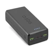 SBS Powerbank 30.000mAh 2xUSB-C 20W/2xUSB 18W juodas