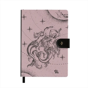 Virgo - Notebook, A5 (14.8 x 21cm) / Dotted / Pink