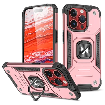 Wozinsky Ring Armor iPhone 15 Pro iPhone 15 Pro Ring Armor dėklas – auksinis