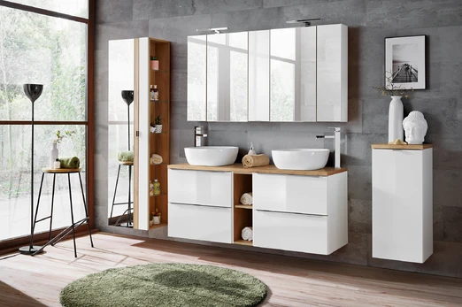 Vonios spintelė COMAD CAPRI WHITE 830B FSC, balta