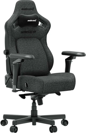 Žaidimų kėdė Anda Seat Kaiser 4 V2 Size XL Dark Gray Fabric