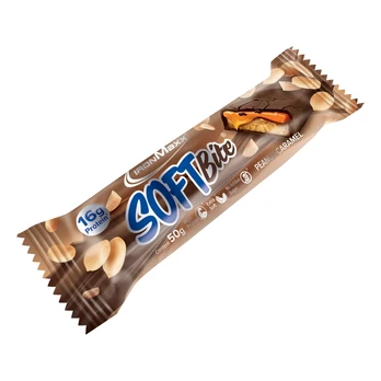 IronMaxx Softbite Protein Bar 50 g. - Caramel Chocolate skonis