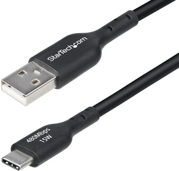 3M USB-A TO USB-C CABLE BLACK/CORD USB 2.0 DATA TRANSFER