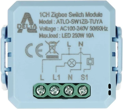 SMART SWITCH ATLO-SW1ZB-TUYA ZigBee, Tuya Smart