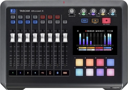 Tascam Mixcast 4 - podkasto įrašymo maišytuvas