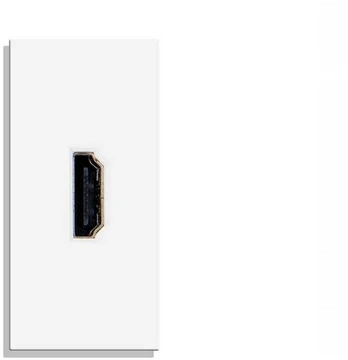 HDMI lizdas Feelspot, baltas