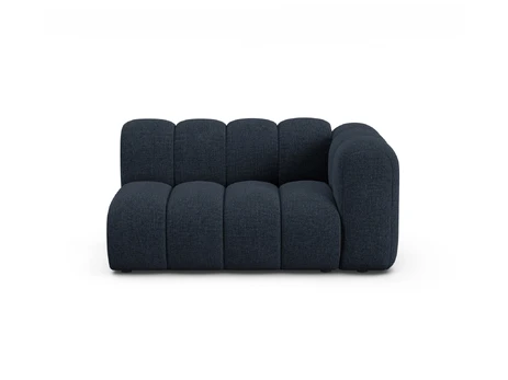 Right Modular Sofa, "Lupine", 2 Seats, 145x95x70, Navy Blue