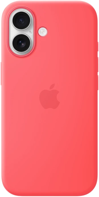 Apple iPhone 17 Silicone Case with MagSafe – Bright Guava - MHVQ4ZM/A