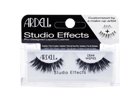 Ardell Studio Effects Demi Wispies Dirbtinės blakstienos Black dekoratyvinė kosmetika
