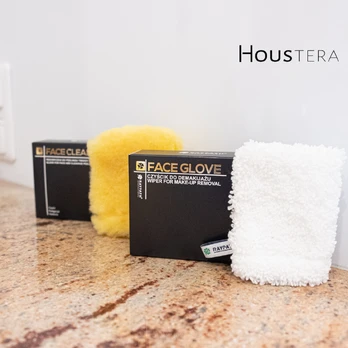 Rinkinys veido priežiūrai Face Glove ir Face Cleaner