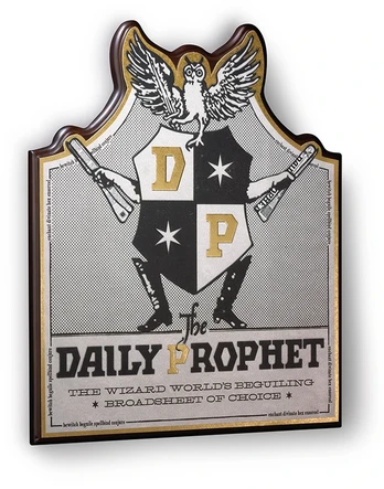 Noble Collection - Harry Potter - Daily Prophet Wall Plaque