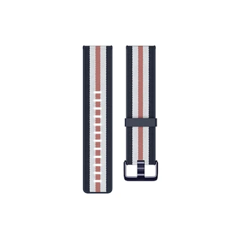 Apyrankė Fitbit Versa-Lite Woven Hybrid Band, large, navy/pink