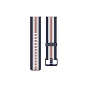 Apyrankė Fitbit Versa-Lite Woven Hybrid Band, large, navy/pink kaina