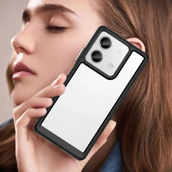 Dėklas Hurtel Outer Space Case with gel frame for Xiaomi Redmi Note 13 Pro - juodas