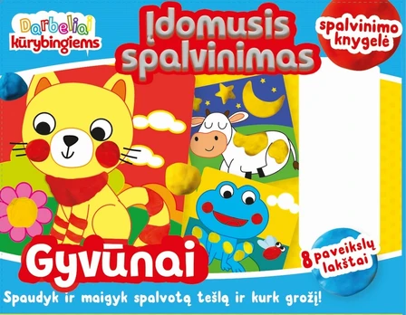 Įdomusis spalvinimas. Gyvūnai