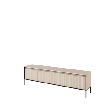 Komoda TREND TR6BPC-V2, smėlio spalvos/juoda