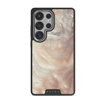 Serene Sunset - Chic Samsung Galaxy S25 Ultra Case, Elite Dark (Magnetic) / Silver