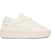 Laisvalaikio batai D.A.T.E. Hill Low Fur Platform W431-HPF-MN Écru