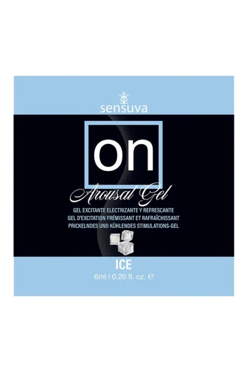 Sensuva ON Ice Arousal Gel 6ml - Cooling Water-Based Intimate Gel