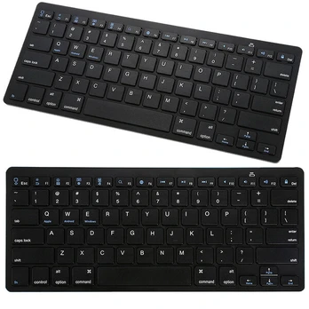 Belaidė Bluetooth klaviatūra, skirta PC iPad Mac, juoda
