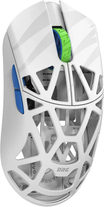 Wlmouse × DRG Beast X Mini Pro Solid Sides, Omron Opticals Switches, White