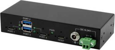 Exsys EXSYS EX-1185HMVS USB 3.0 šakotuvas, 4 vnt., metalinis