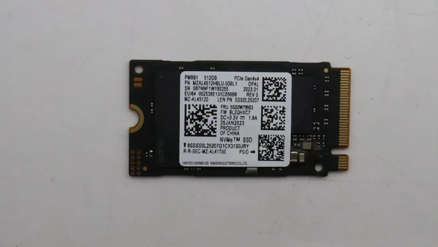 512GB M.2 2242 PCIe 4.0 NVMe
