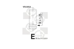Įvado vožtuvas BGA V511013 kaina