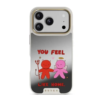 Like Home - iPhone 17 Pro Case, Elite Mirror Light (MagSafe) / Gold
