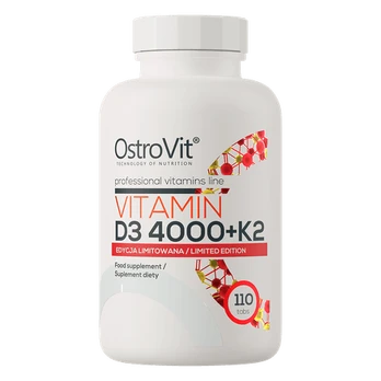 OSTROVIT Vitamin D3 4000 IU + K2 - 110 tabl.